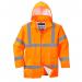 Portwest Hi Vis Rain Jacket XS Orange POW26381