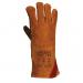 Portwest Reinforced Welding Gauntlet XL Brown (Pack of 6) POW26526