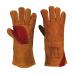 Portwest Reinforced Welding Gauntlet XL Brown (Pack of 6) POW26526