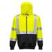 Portwest Hi Vis Contrast Zipped Hoodie 4XL YellowBlk POW26802