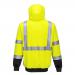 Portwest Hi Vis Contrast Zipped Hoodie 4XL YellowBlk POW26802