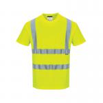 Portwest High Visibility Cotton Comfort T-Shirt Short Sleeve Yellow 5XL S170YER5XL POW26819