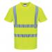 Portwest High Visibility Cotton Comfort T-Shirt Short Sleeve Yellow Medium S170YERM POW26821