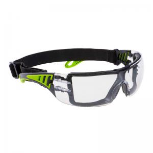 Portwest Tech Look Plus Spectacles Clear Pack of 12 POW27355