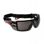 Portwest Tech Look Plus Spectacles Smoke (Pack of 12) POW27356