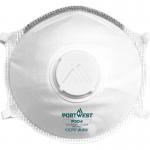 Portwest FFP3 Valved Dolomite Light Cup Respirator White (Pack of 10) POW27367