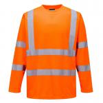 Portwest Hi Vis T-Shirt LS L Orange POW27500