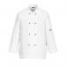 Portwest Rachel Womens Chefs Jacket LS XS White POW27649