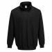 Portwest Sorrento Zip Neck Sweatshirt L Blk POW27673