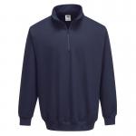 Portwest Sorrento Zip Neck Sweatshirt L Navy POW27679