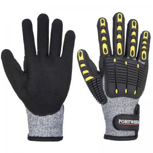 Portwest Anti Impact Cut Resistant Glove S GryBlk Pack Of 12 POW27697