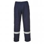 Portwest Bizflame Work Trousers L Navy Tall POW27713