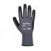 Portwest Dermiflex Aqua Glove M GryBlk (Pack of 12) POW27814