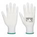 Portwest PU Fingertip Glove 2XS White (Pack of 12) POW27914