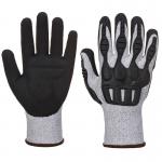 Portwest TPV Impact Cut Glove L GryBlk (Pack of 12) POW27969