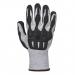 Portwest TPV Impact Cut Glove XL GryBlk (Pack of 12) POW27971
