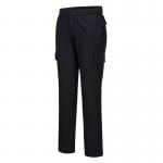 Portwest Stretch Slim Fit Combat Trousers 28 Blk POW28166