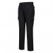 Portwest Stretch Slim Fit Combat Trousers 30 Blk POW28167