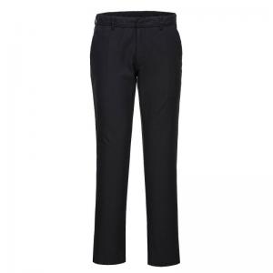 Portwest Stretch Slim Chino Trousers 28 Blk POW28192