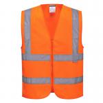 Portwest Hi Vis Band and Brace Vest S Orange (Pack of 10) POW28335