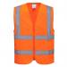 Portwest Hi Vis Band and Brace Vest S Orange (Pack of 10) POW28335