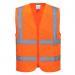 Portwest Hi Vis Band and Brace Vest S Orange (Pack of 10) POW28335