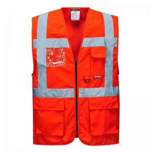 Portwest Berlin Hi Vis Executive Vest 2XL Red POW28369