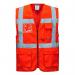 Portwest Berlin Hi Vis Executive Vest 3XL Red (Pack of 10) POW28370