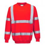 Portwest Hi Vis Sweatshirt L Red POW28543