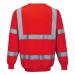 Portwest Hi Vis Sweatshirt L Red POW28543