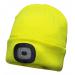 Portwest Beanie USB Rechargeable LED Head Light Yellow (Pack of 12) POW28711