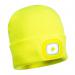 Portwest Beanie USB Rechargeable LED Head Light Yellow (Pack of 12) POW28711