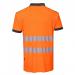 Portwest PW3 Hi Vis Cotton Comfort Polo Shirt SS L OrangeBlk POW28774