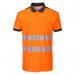 Portwest PW3 Hi Vis Cotton Comfort Polo Shirt SS XL OrangeBlk POW28777