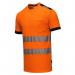 Portwest PW3 Hi Vis Cotton Comfort T-Shirt SS L OrangeBlk POW28786