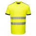 Portwest PW3 Hi Vis Cotton Comfort T-Shirt SS M YellowBlk POW28793