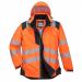 Portwest PW3 Hi Vis Winter Jacket L OrangeBlk POW28879