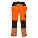 Portwest PW3 Hi Vis Holster Pocket Work Trousers 30 OrangeBlk POW28968