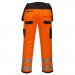 Portwest PW3 Hi Vis Holster Pocket Work Trousers 30 OrangeBlk POW28968