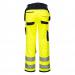 Portwest PW3 Hi Vis Holster Pocket Work Trousers 30 YellowBlk POW28975