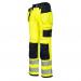 Portwest PW3 Hi Vis Holster Pocket Work Trousers 30 YellowBlk POW28975