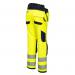 Portwest PW3 Hi Vis Holster Pocket Work Trousers 30 YellowBlk POW28975