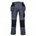 Portwest PW3 Holster Work Trousers 30 Zoom GryBlk POW29003