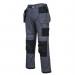 Portwest PW3 Holster Work Trousers 30 Zoom GryBlk POW29003