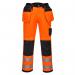 Portwest PW3 Hi Vis Holster Pocket Work Trousers 46 OrangeBlk POW29133