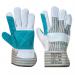 Portwest Double Palm Rigger Glove 3XL Gry (Pack of 12) POW29222