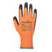 Portwest Vis-Tex Cut Resistant Glove 1 Pair PU 2XL OrangeBlack A625O8RXXL POW29255