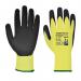 Portwest Vis-Tex Cut Resistant Glove PU 2XL YellowBlk (Pack of 12) POW29256