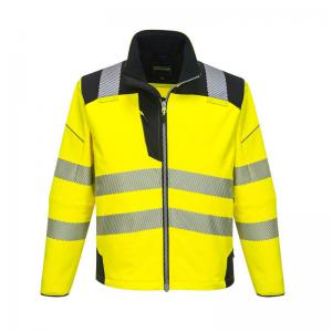 Portwest PW3 Hi Vis Softshell 3L 4XL YellowBlk POW29473