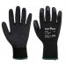 Portwest Grip Glove Latex M Blk (Pack of 12) POW30196